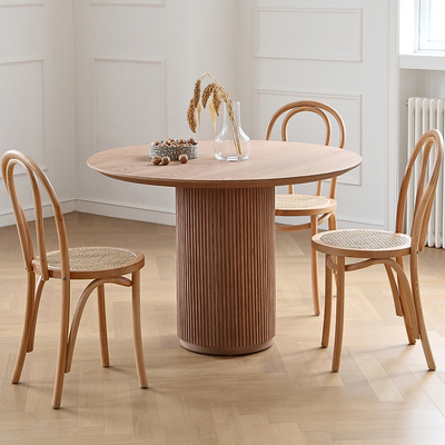 Marie Solid Wood Round Dining Table