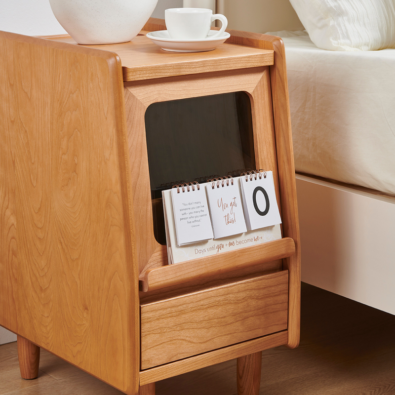 Corcino Solid Wood Nightstand