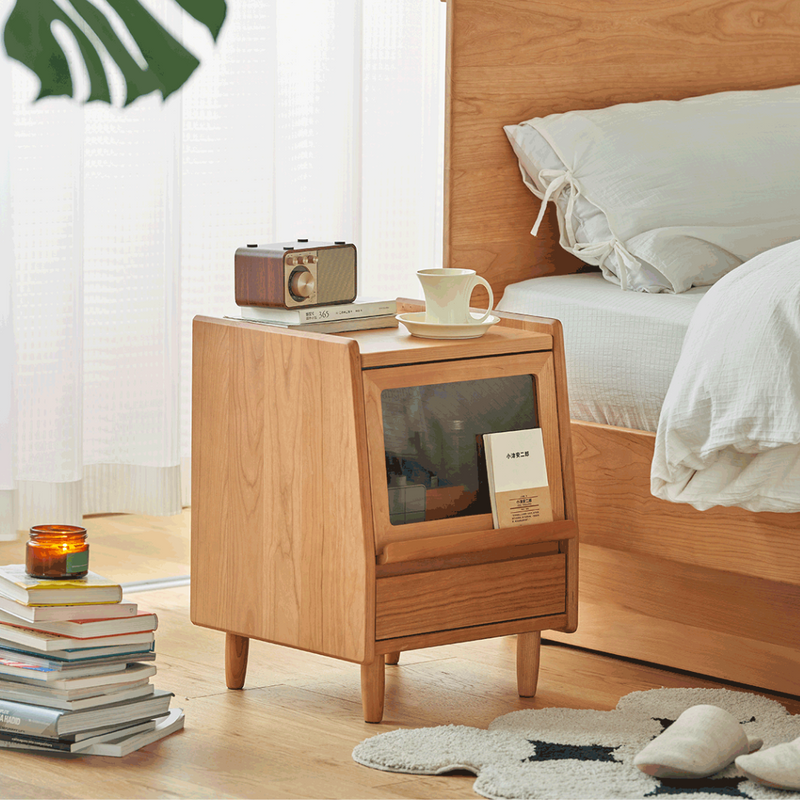 Corcino Solid Wood Nightstand