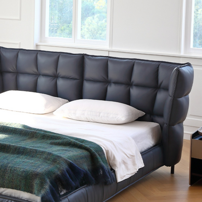 Fareham Genuine Leather Bed Frame