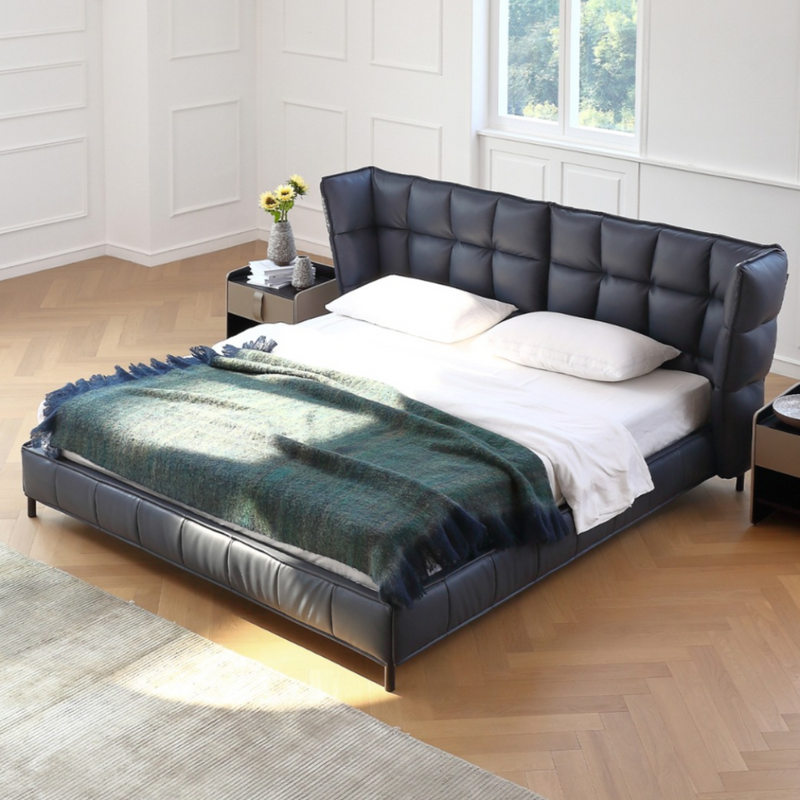 Fareham Genuine Leather Bed Frame