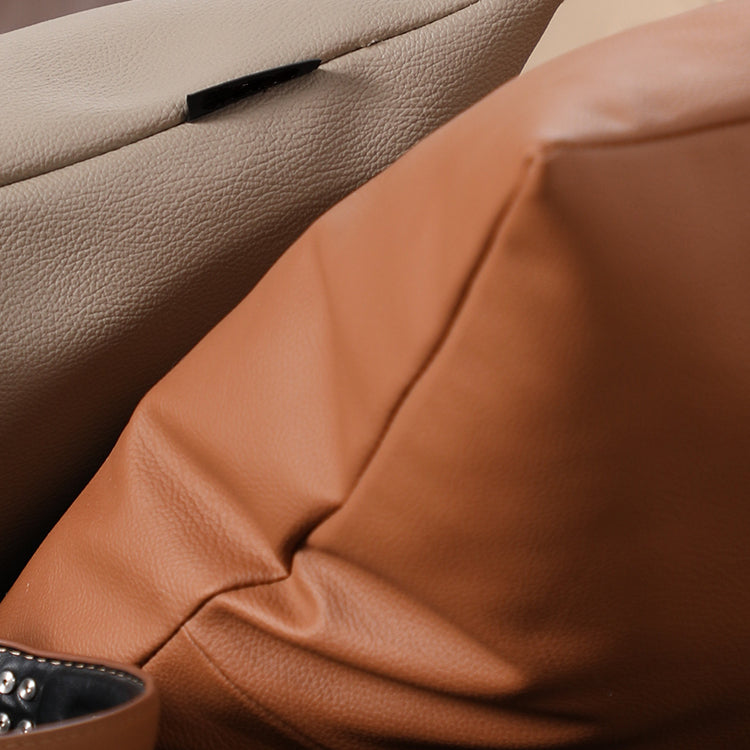 Earth tones Artificial Leather Pillow