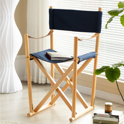 Hazelton Canva Folding Lounger Chair