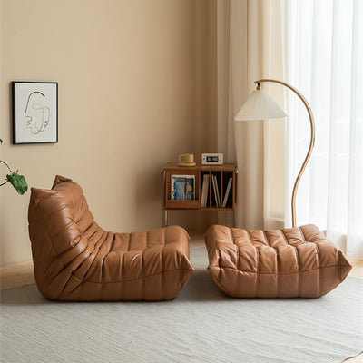 Kruska Leather Lounge Chair