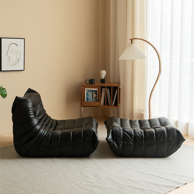 Kruska Leather Lounge Chair