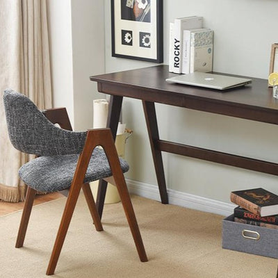 Poggibonsi Solid Wood Backrest Dining Chairs(Set of 2)