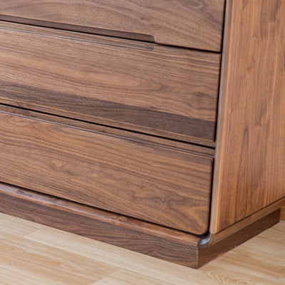 Renwich Solid Walnut Wood 8 Drawer Dresser
