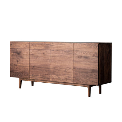 Jenna Solid Walnut Wood Sideboard