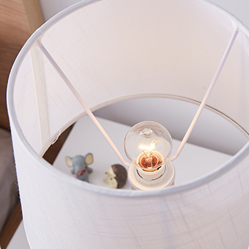 Cheatham Solid Wood Table Lamp