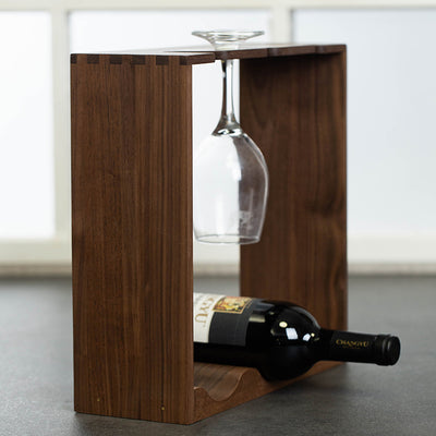 Arcelia Bottle & Glass Rack