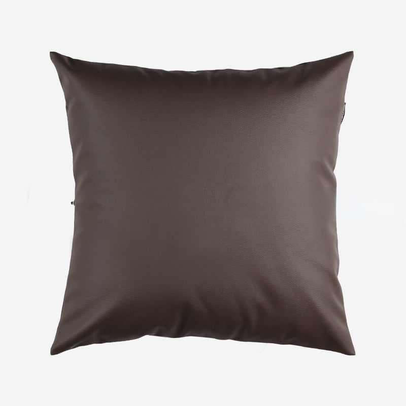 Earth tones Artificial Leather Pillow