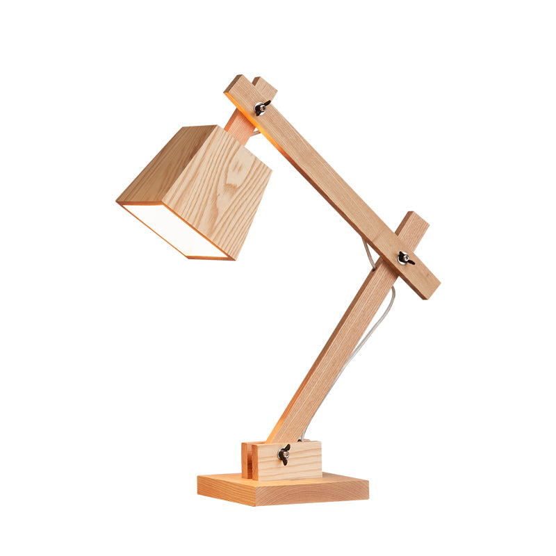 Caiman Solid Wood Table Lamp