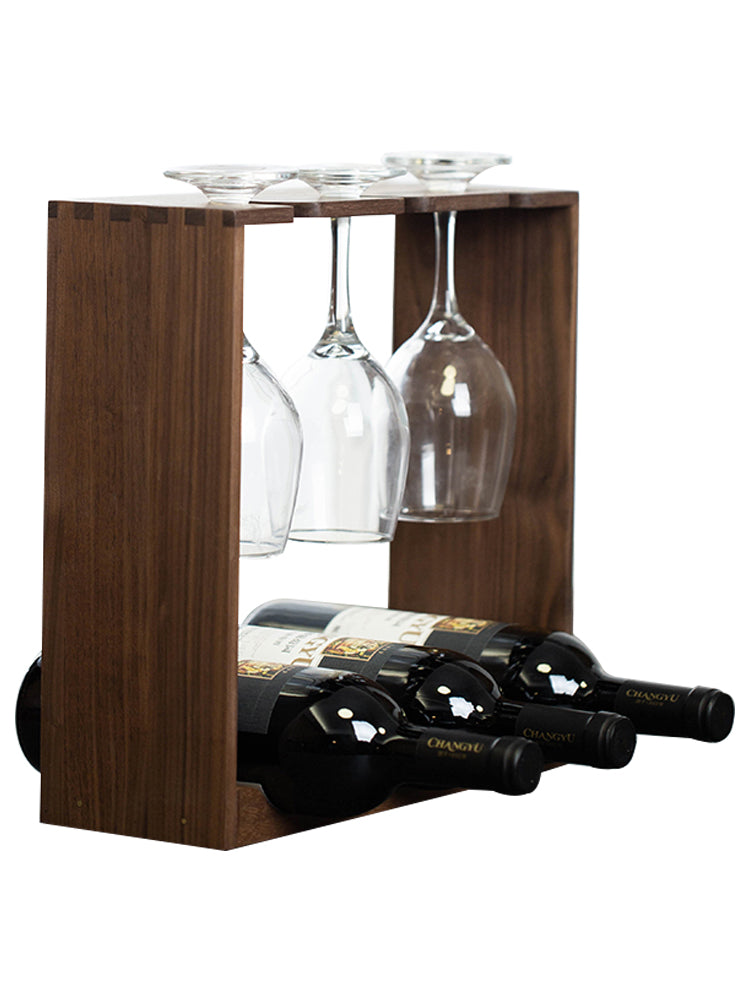 Arcelia Bottle & Glass Rack