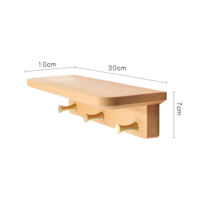 Amandra Solid Wood Hook Rack