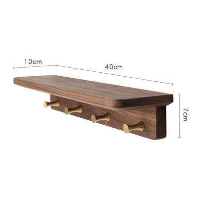 Amandra Solid Wood Hook Rack
