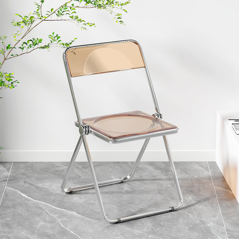 Larkin Acrylic Folding Dining Chair (Set of 2)