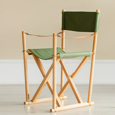 Hazelton Canva Folding Lounger Chair