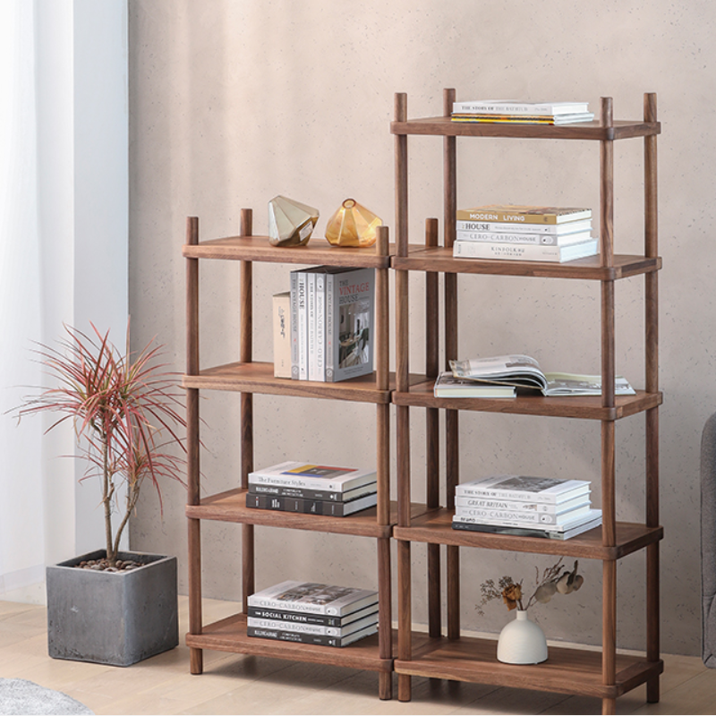 Maudene Solid Wood Bookcase