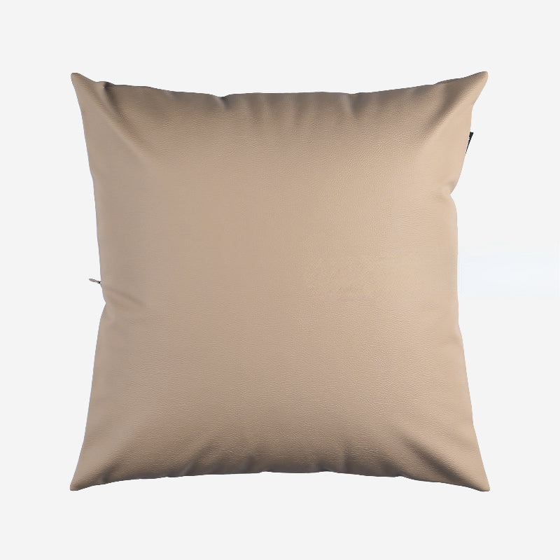 Earth tones Artificial Leather Pillow
