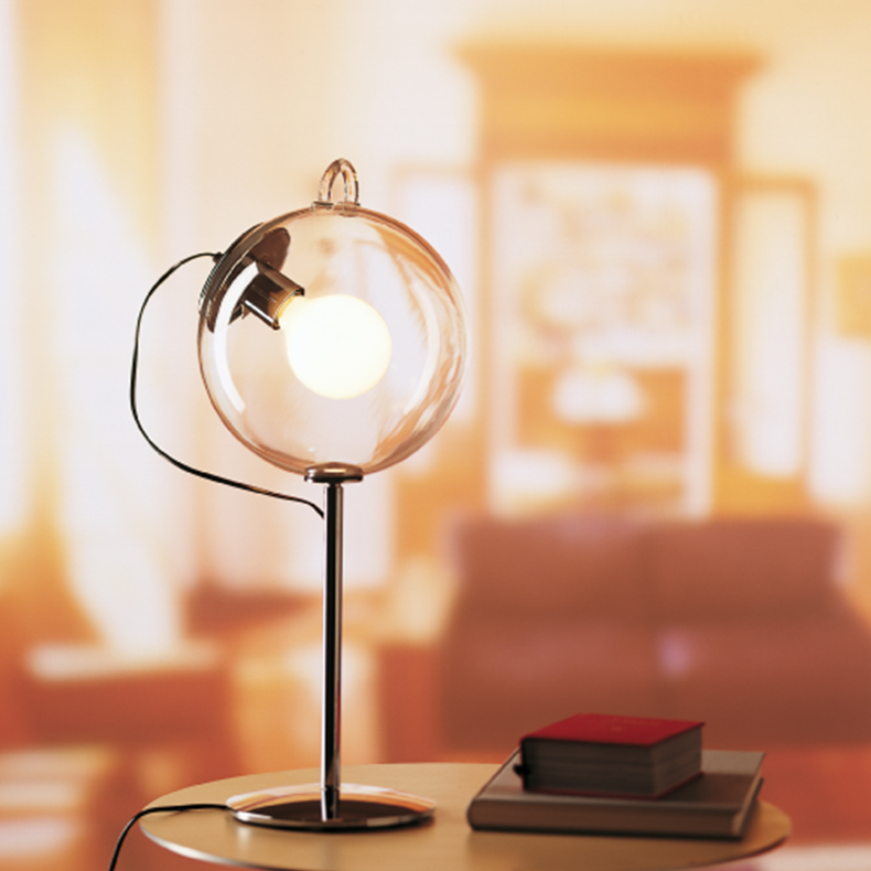 Anthony Transparent Glass Lamp