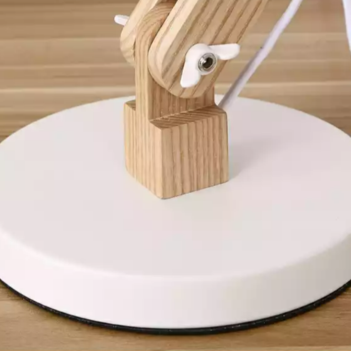 Aalin Solid Wood Desk Lamp