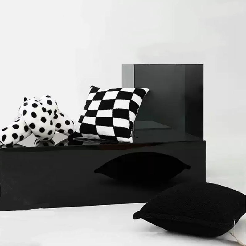 Checkerboard Color Shaped Pillow