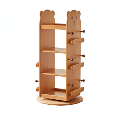 Holthaus Multifunctional Revolving Child Bookshelf