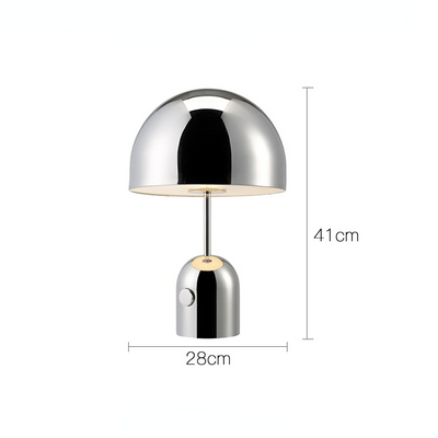 Kronburgh Metal Mushroom Table Lamp
