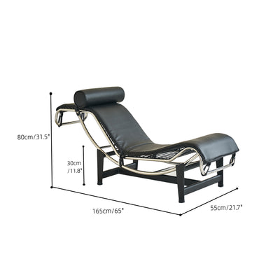 Modway Charles Leather Chaise Lounge