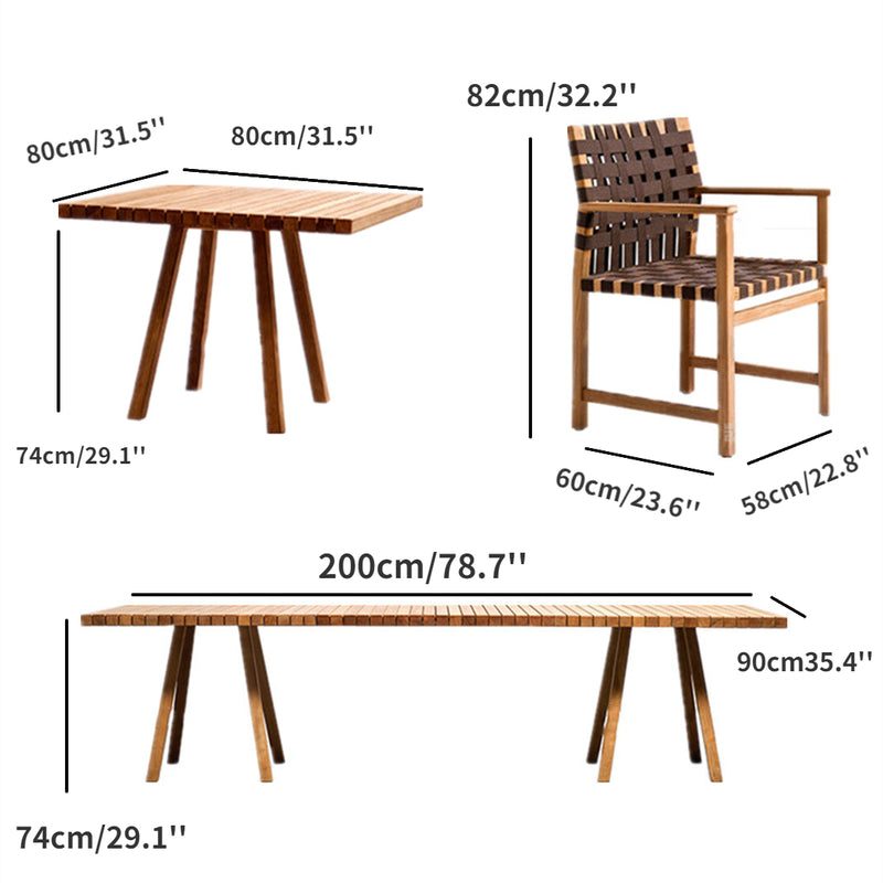 Bronys Square Dining Set